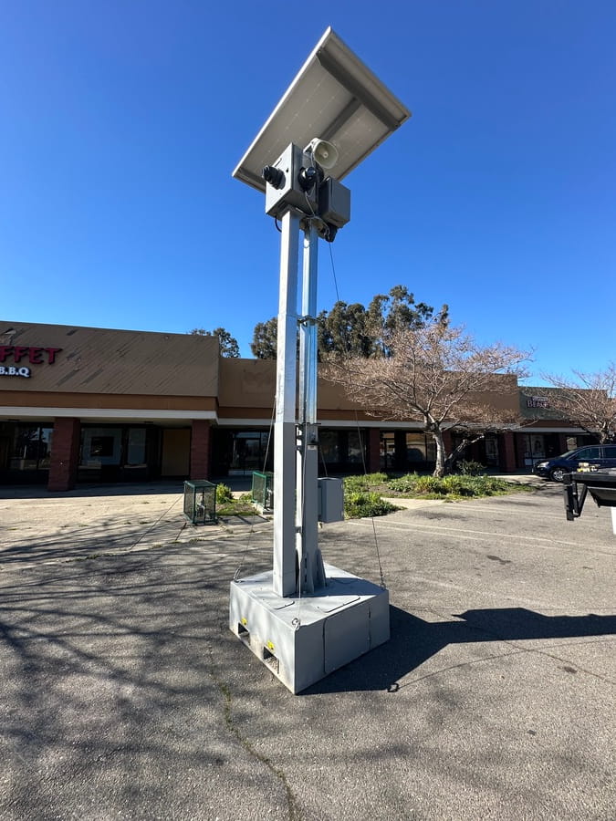 Construction site mobile surveillance