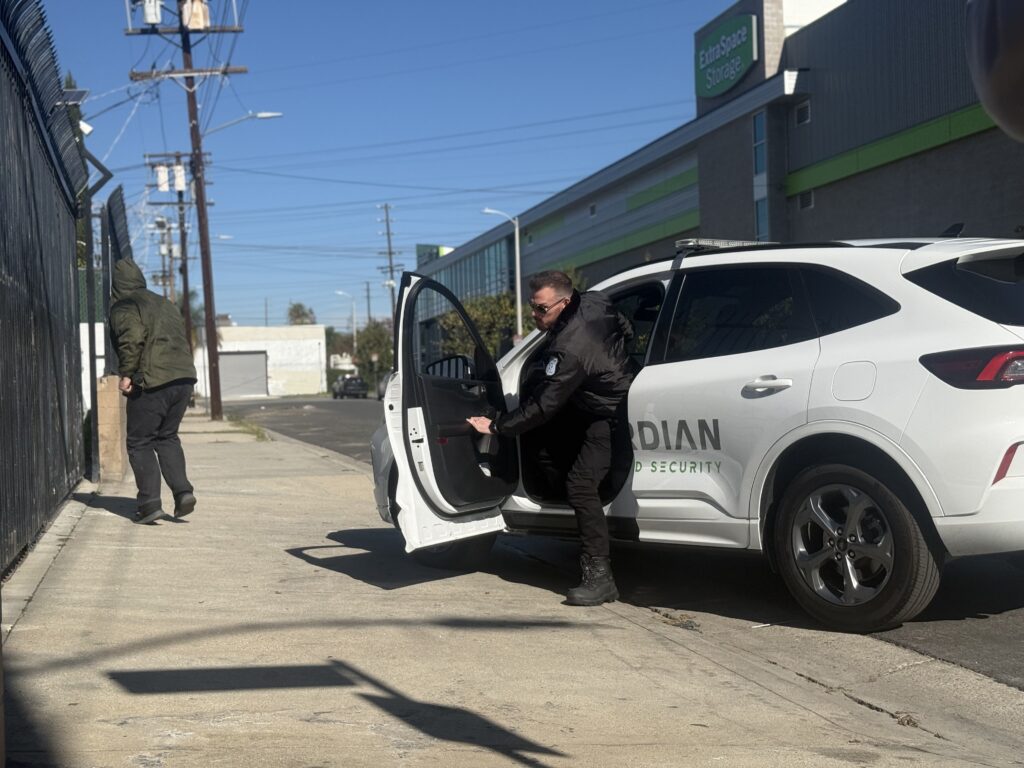 Security guard cost comparison for California commercial properties showing on-site vs remote monitoring