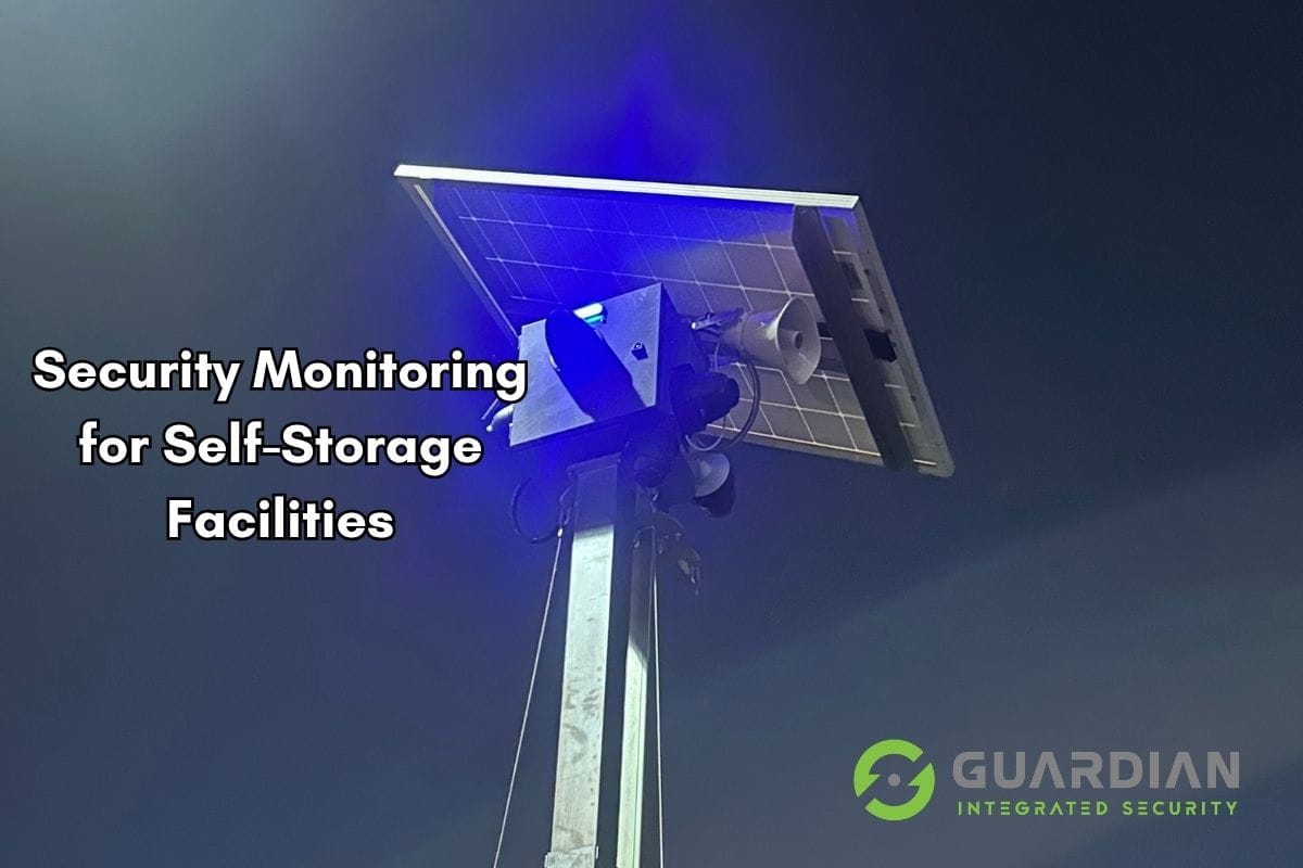 California security camera laws for commercial properties with storage unit video surveillance