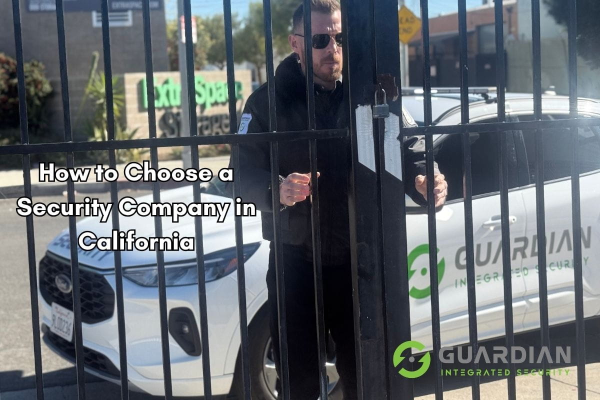 Property manager meeting with a security company to choose security company services