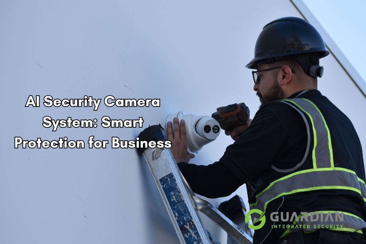 AI security camera system for business surveillance