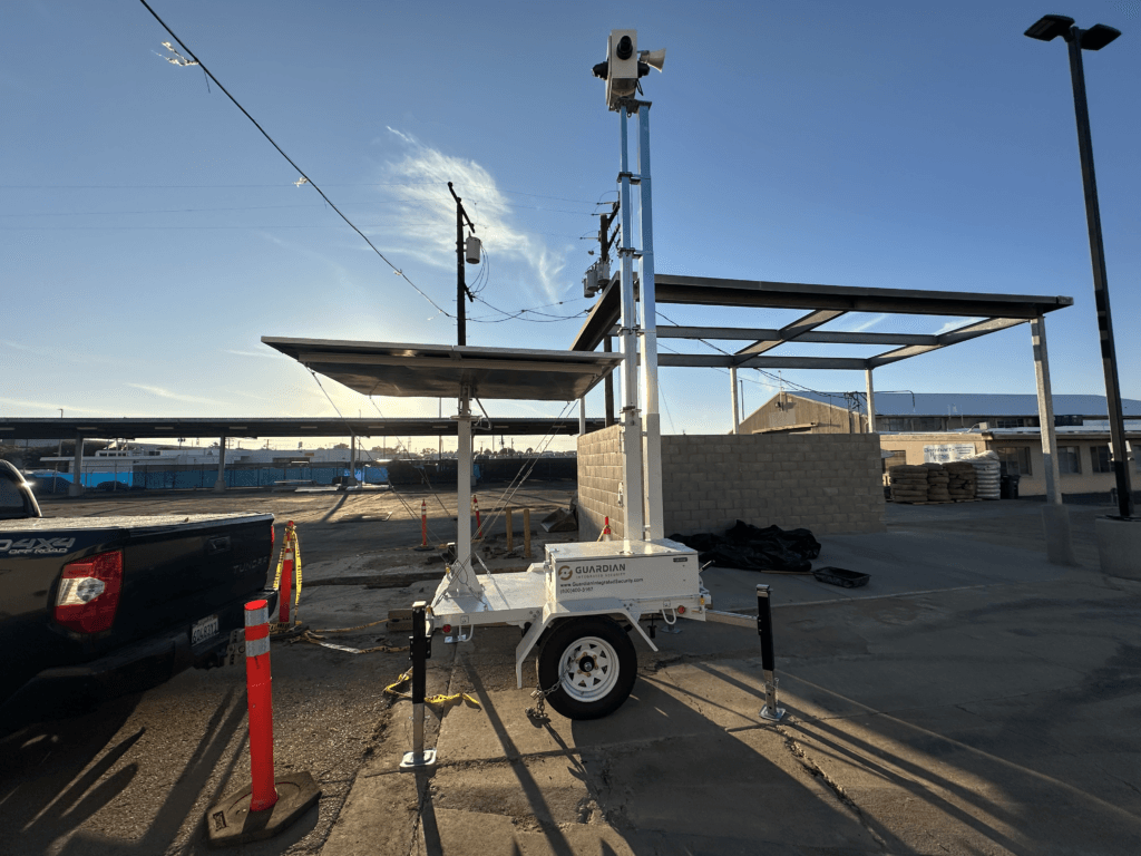 Mobile surveillance trailer rental with security trailer rental services
