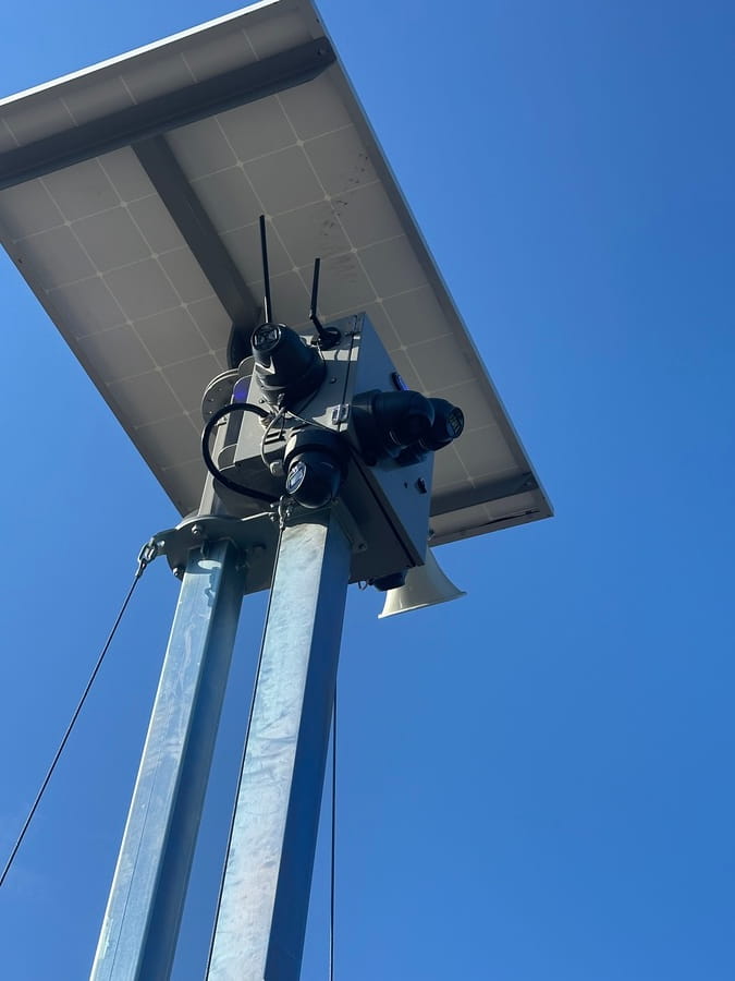Artificial intelligence security cameras for commercial properties