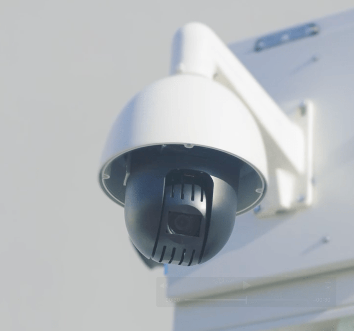 CCTV Installation on a box unit