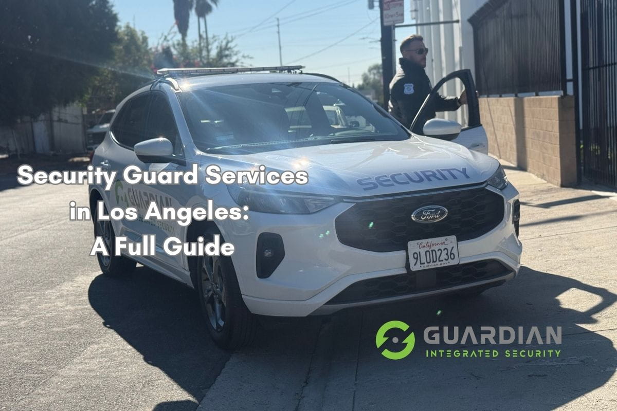 Security guard services Los Angeles protecting a commercial property