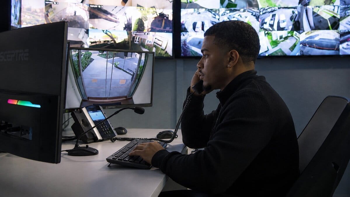 Commercial CCTV surveillance camera California